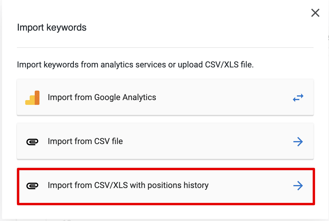 How To Migrate A Project To Se Ranking Form Rank Tracker 9395