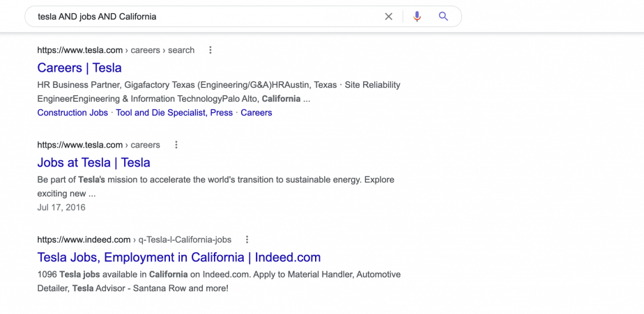 tesla AND jobs AND California tesla AND jobs AND California
