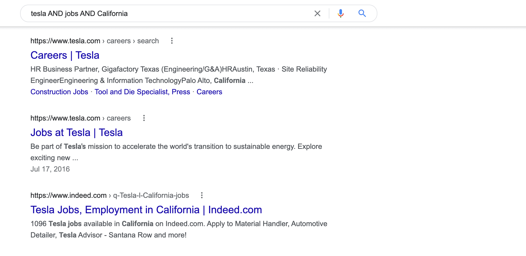 tesla AND jobs AND California
