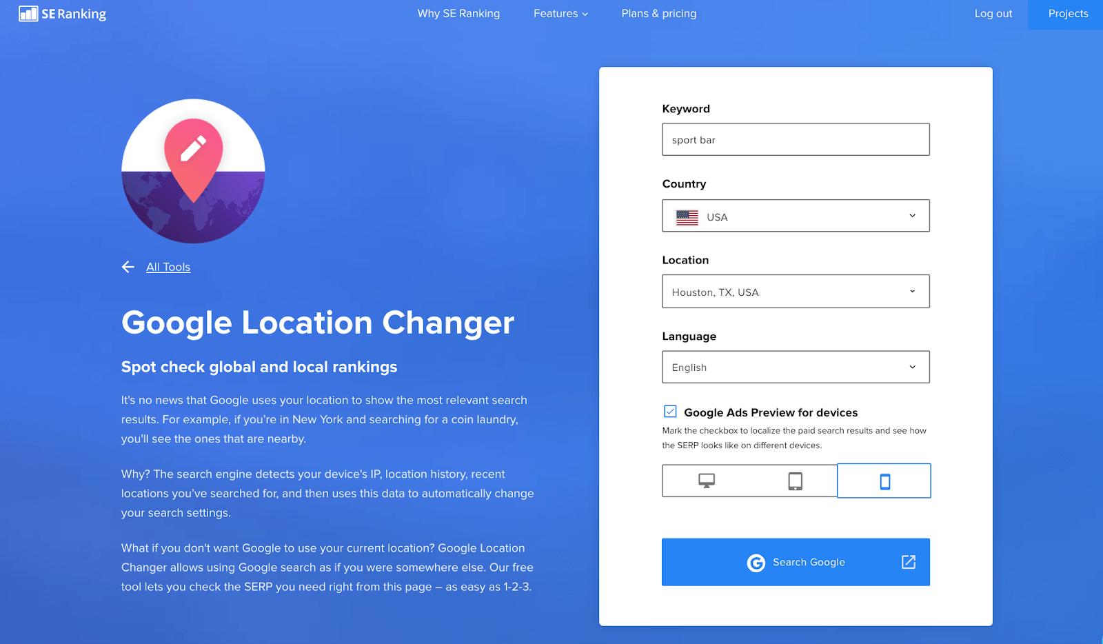 google location changer