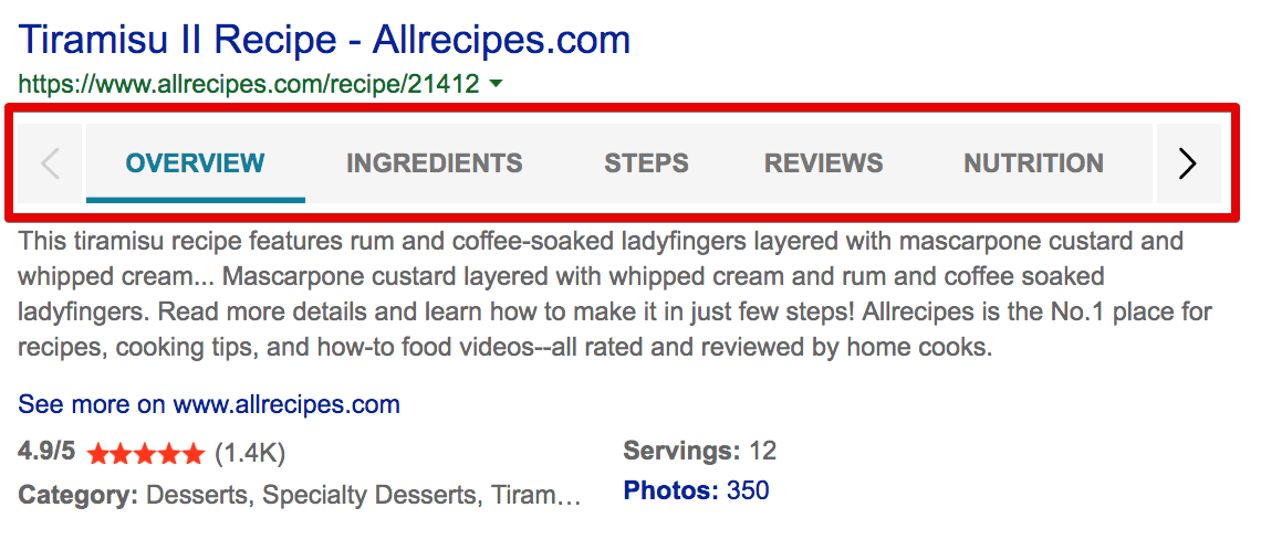 How to structure content for Bing SERP features
