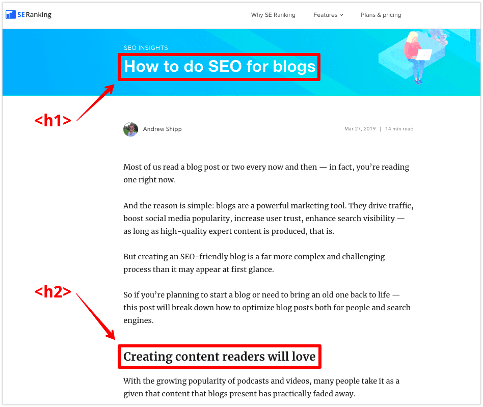 SEO for blog