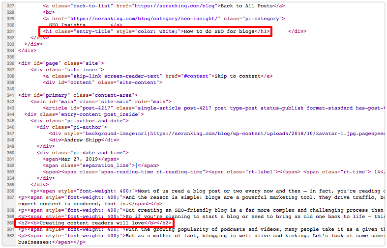 HTML Heading Tags The SEO Guide For H1 H6