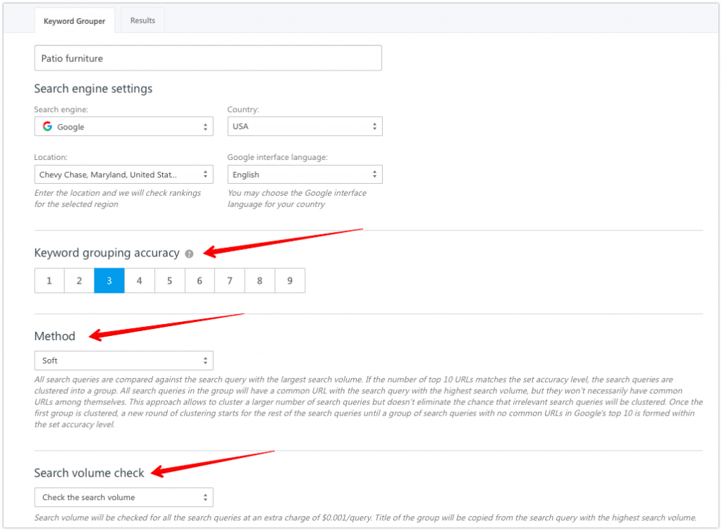Grouping keywords in SE Ranking How to group keywords in SE Ranking