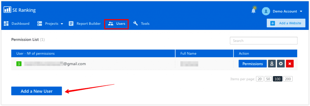 Sharing real-time data with multiple users in SE Ranking How to share real-time data with multiple users in SE Ranking