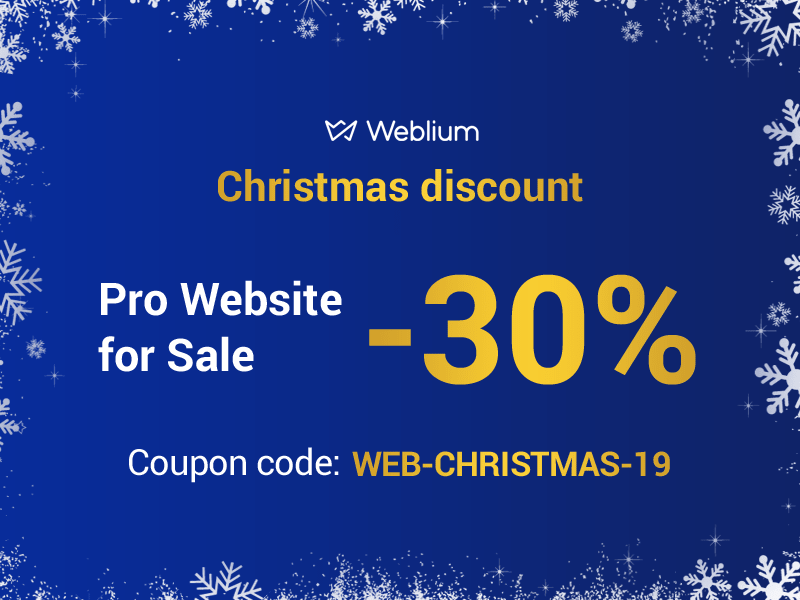 Xmas Deal from Weblium