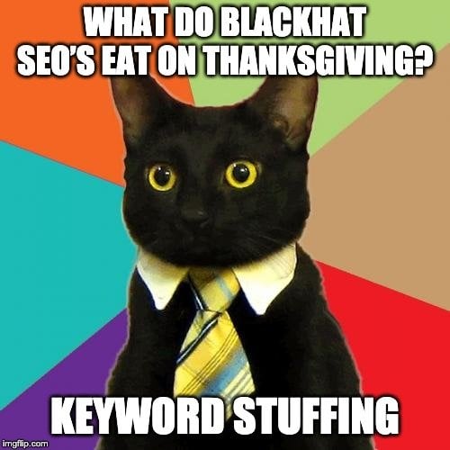 Keyword stuffing meme