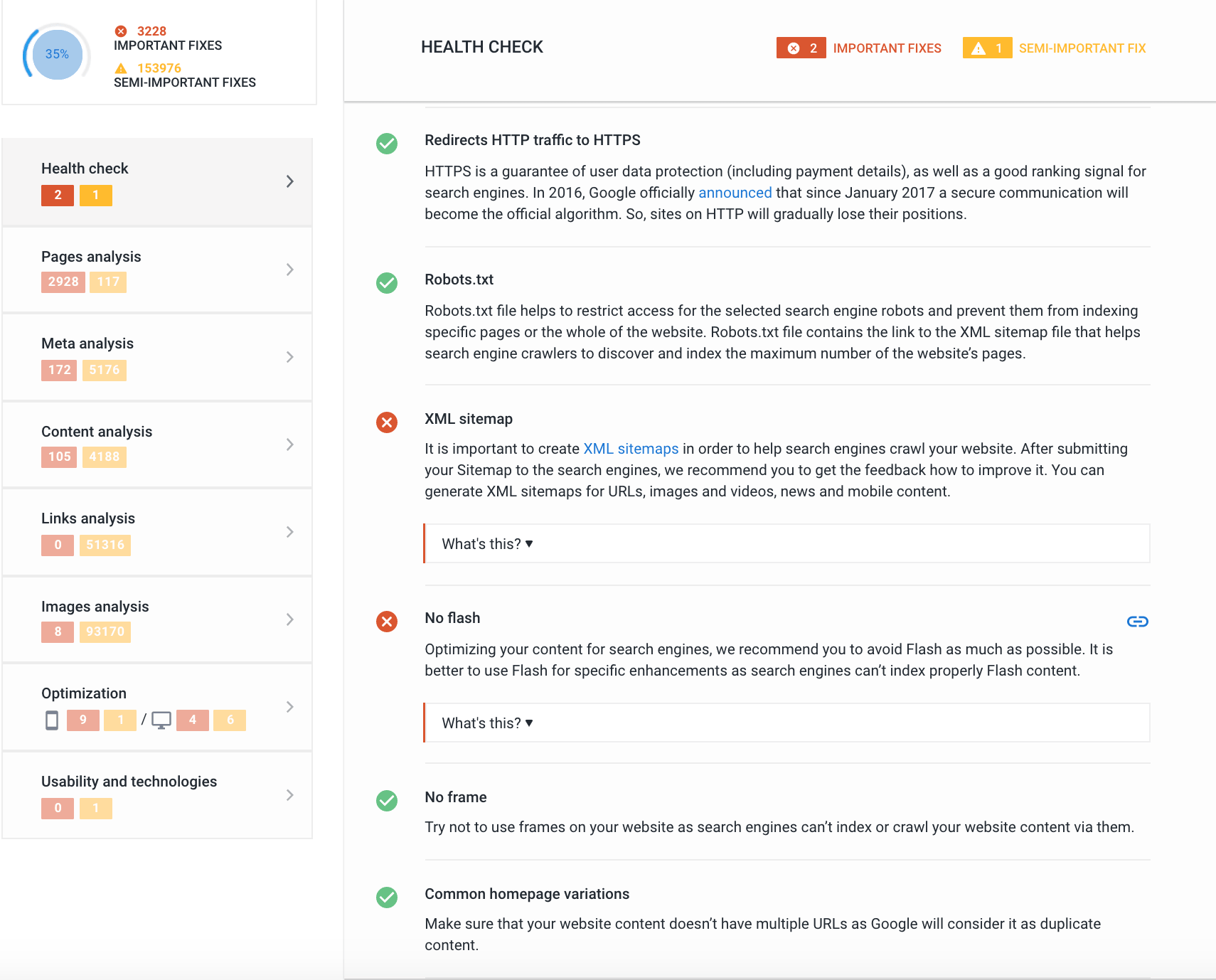 SE Ranking's Website Audit SE Ranking Website Audit tool