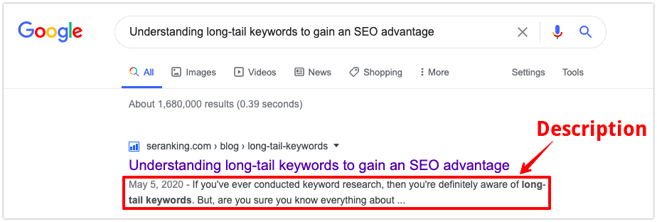 seo description max length