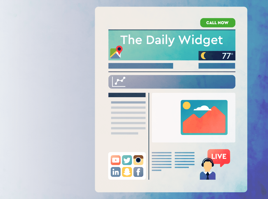 Web Widgets Examples Web Widgets Examples