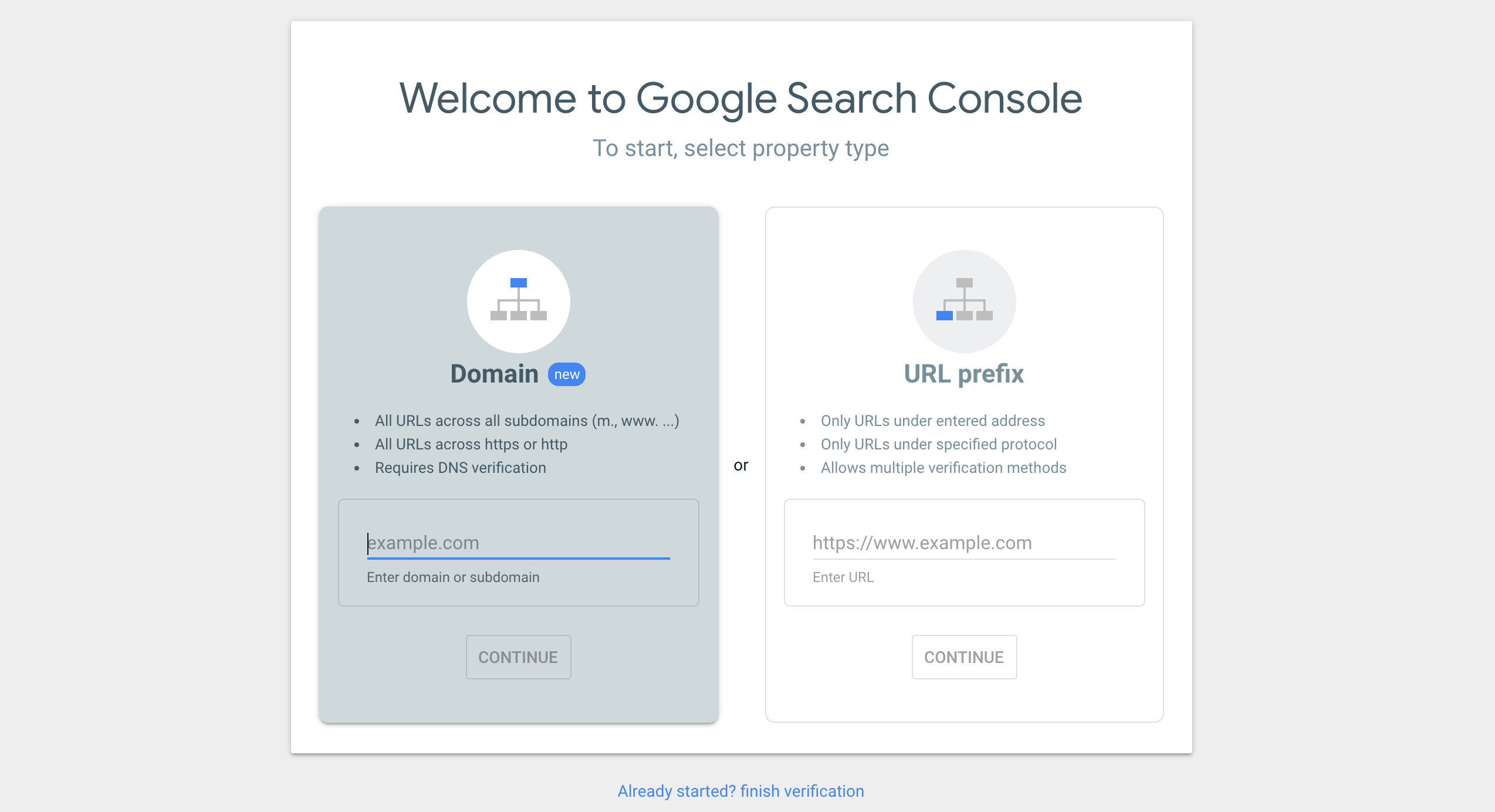 google search console