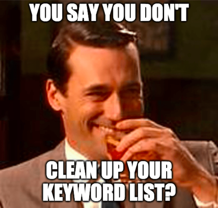 Keyword meme from MadMen