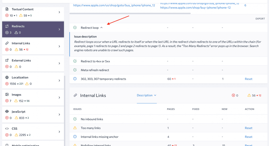 Redirect loops