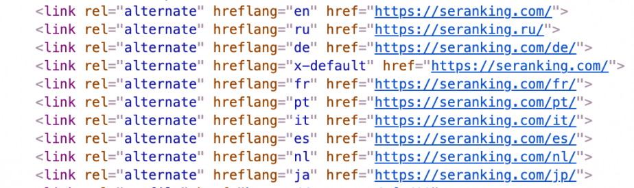 How to set up hreflang attribute