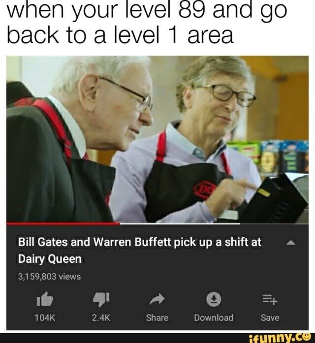 Bill Gates and Warren Buffet meme