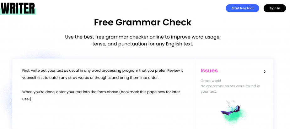 free grammar checker no word limit