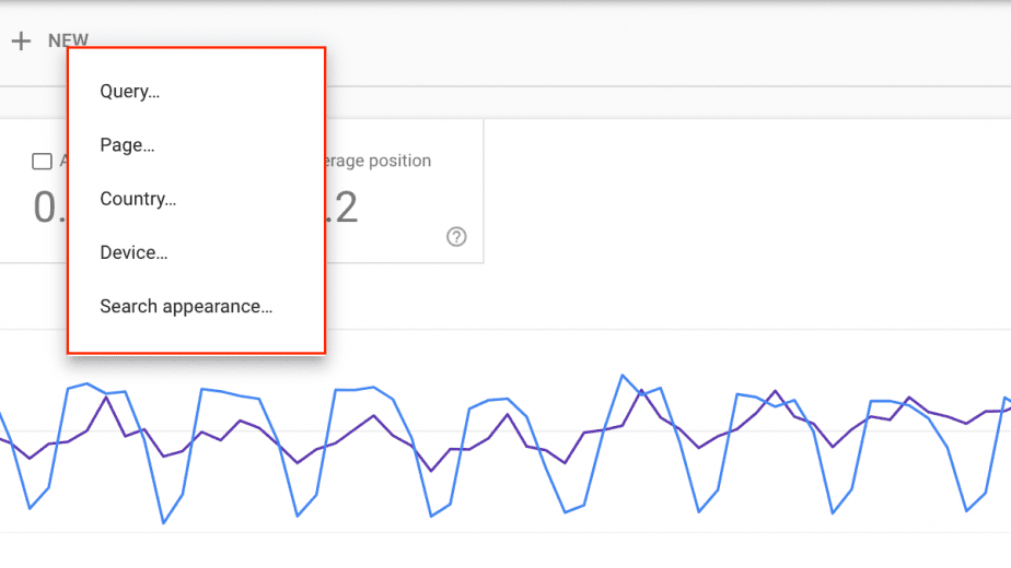 Performance report filters