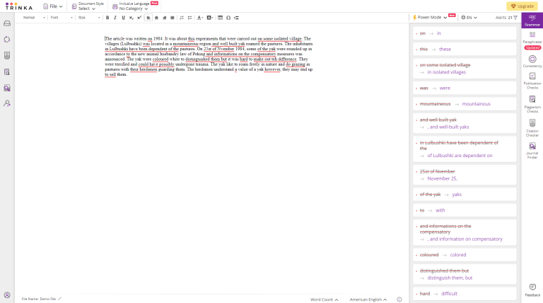 Trinka 20+ Best Tools to Check Your Spelling and Grammar