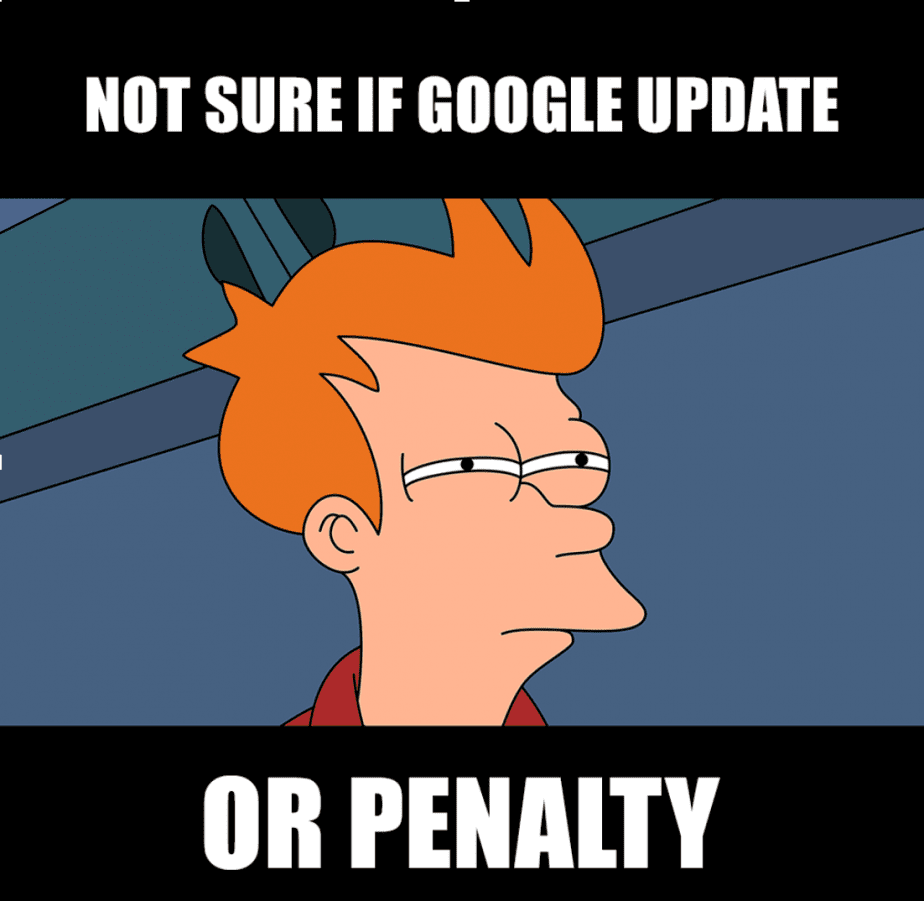 Google update or penalty