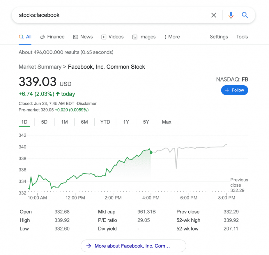 stocks:facebook stocks:facebook