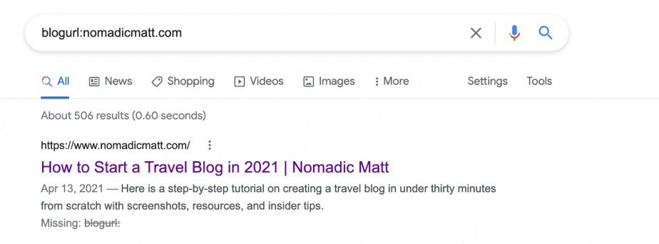 blogurl:nomadicmatt.com , SEO, Wordpress Support & Insurance, Mortgage, Loans, Legal, Etc Blogs
