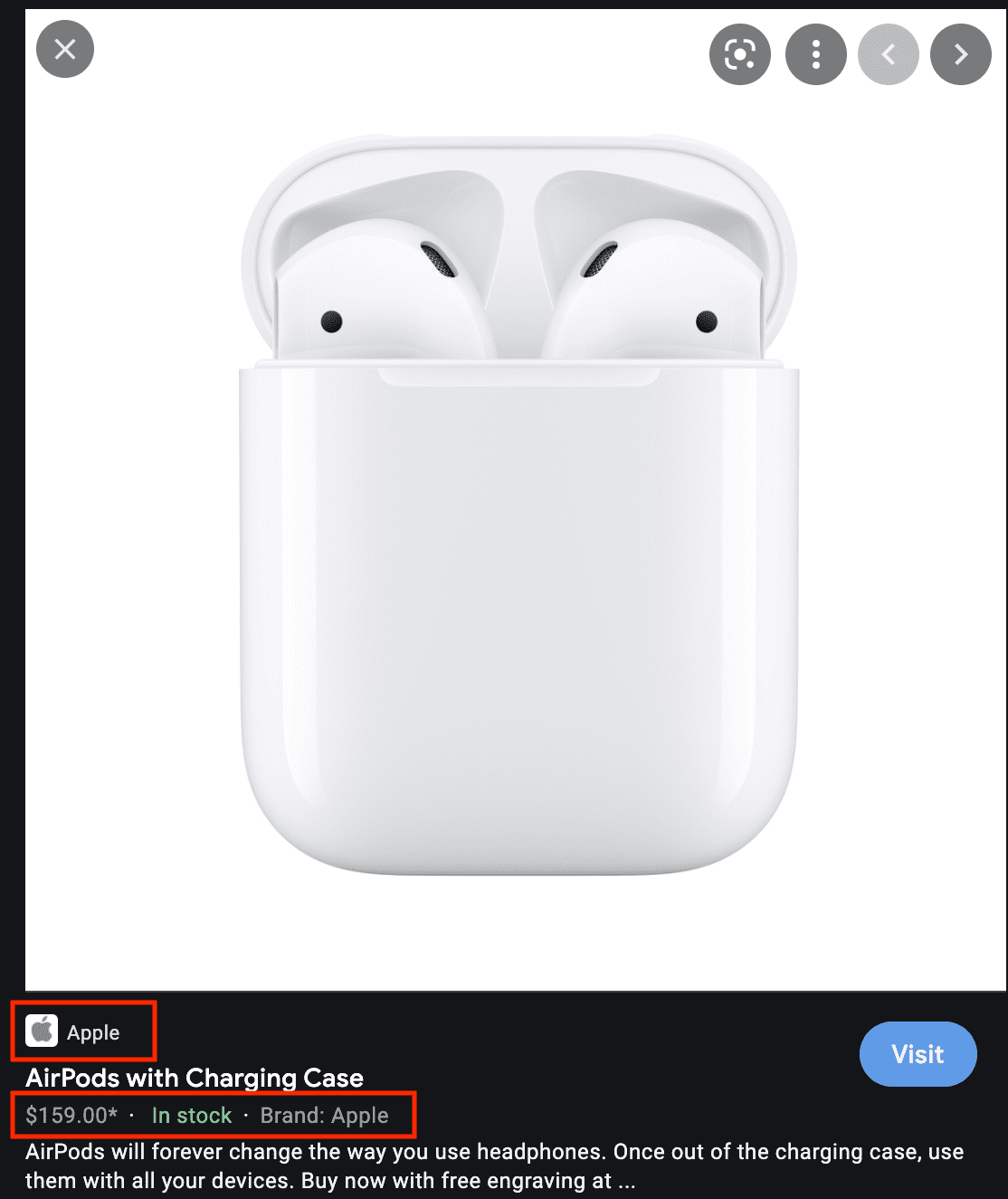 Airpods on Google