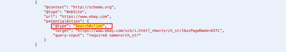 SITELINKS SEARCH BOX code