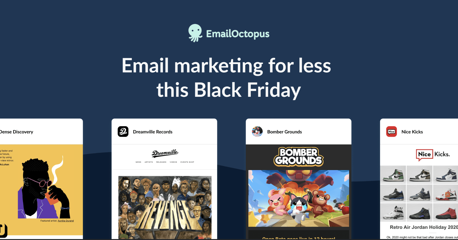 Black Friday offer from EmailOctopus