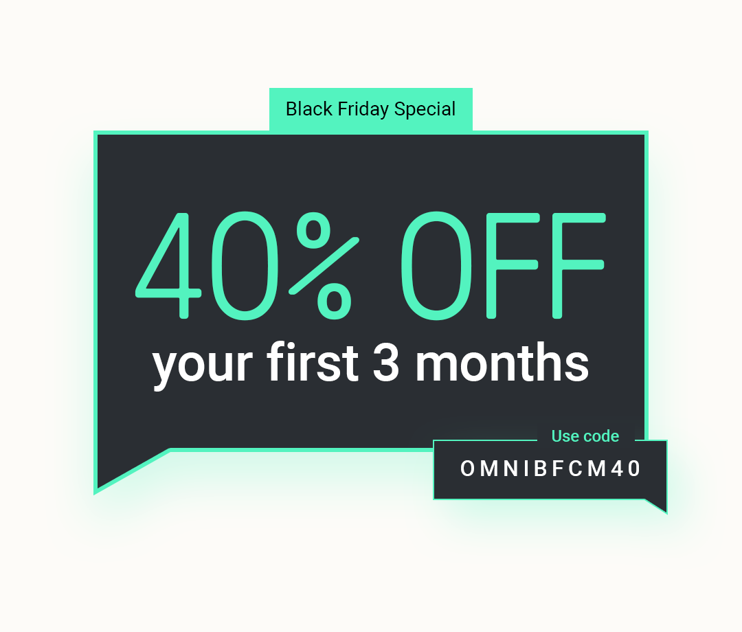 Black Friday offer from Omnisend