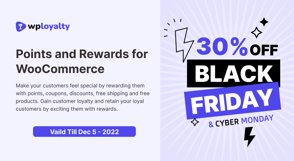 Black Friday offer from WPLoyalty