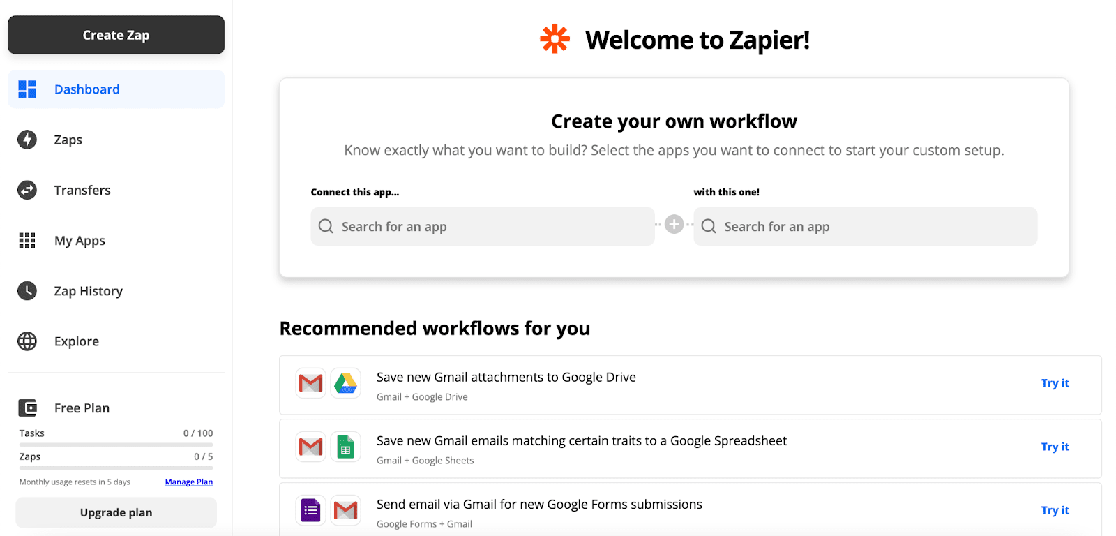 Zapier to automate workflows