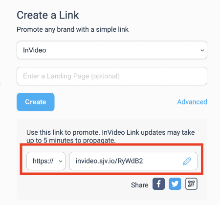 Creating an affiliate links with Impact platform