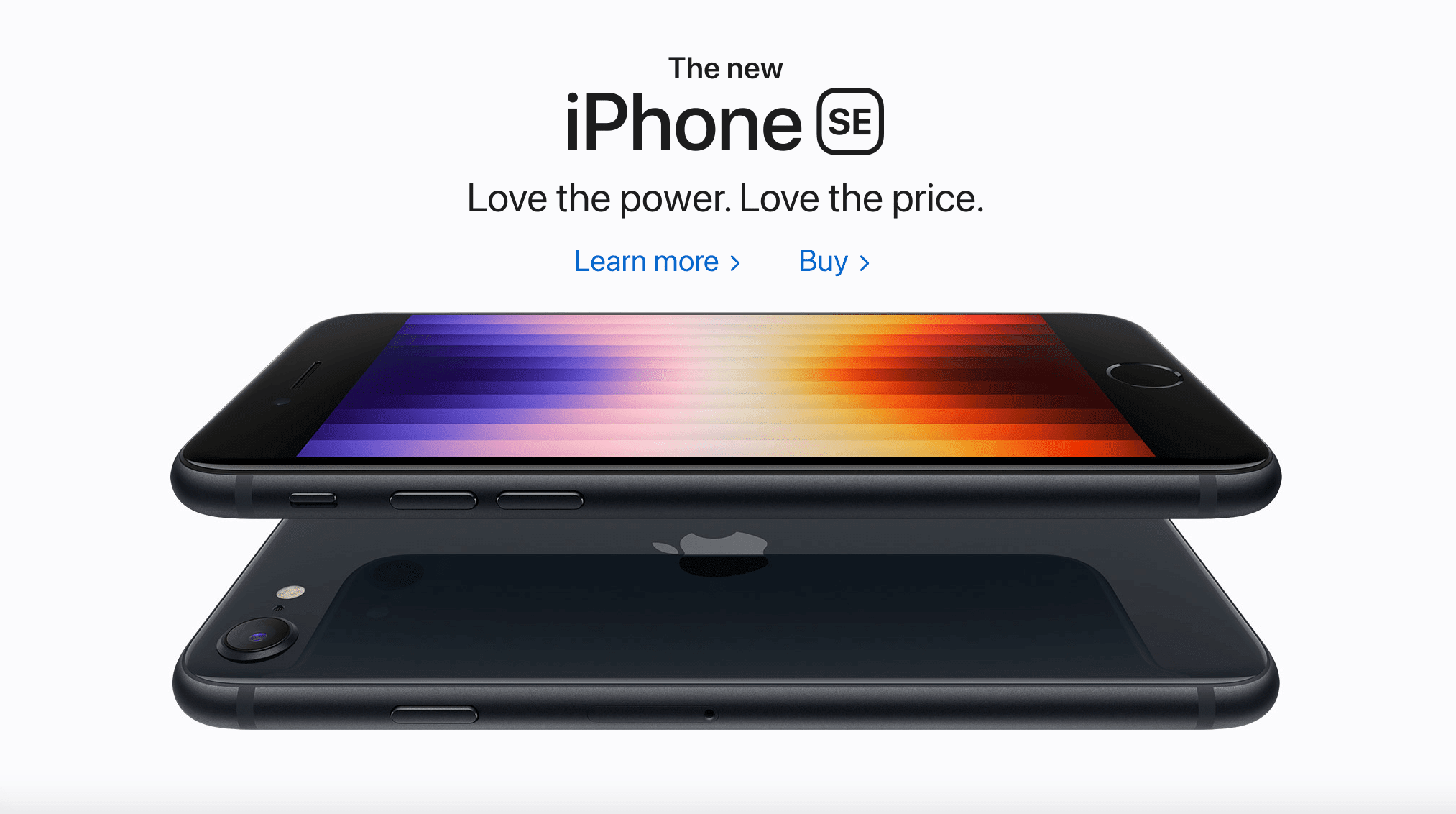 Apple main page