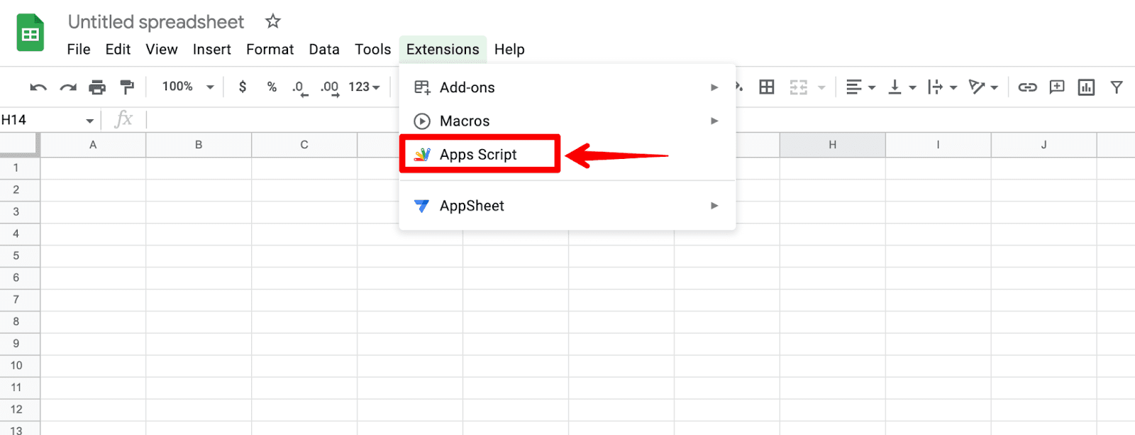 Check indexing in Google Sheets