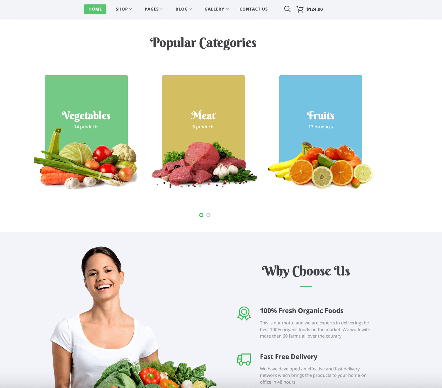 Organic Farm – Organic Food Responsive Website Template