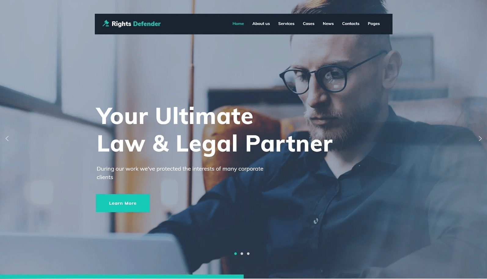 Rights Defender — Lawyer Company WordPress Theme