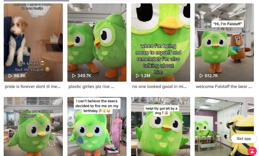 Duolingo's Tiktok