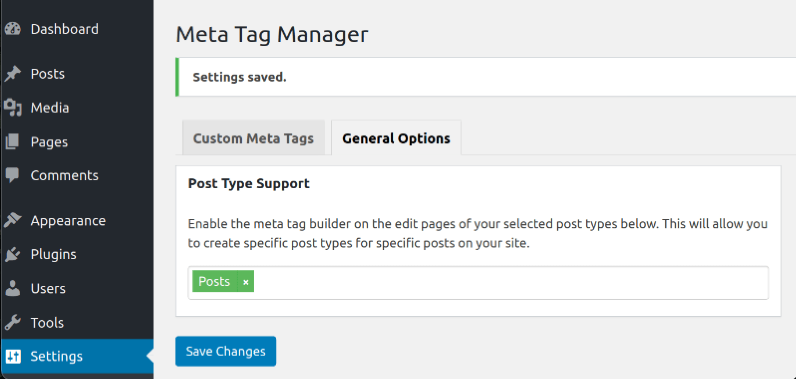 Meta Tag Manager