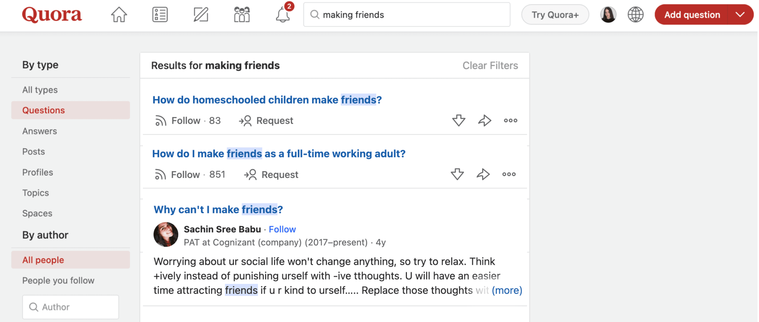 Quora content ideas