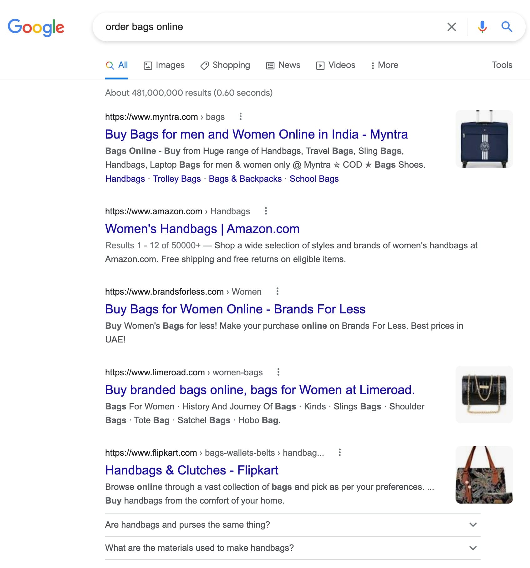 Transactional Search Intent