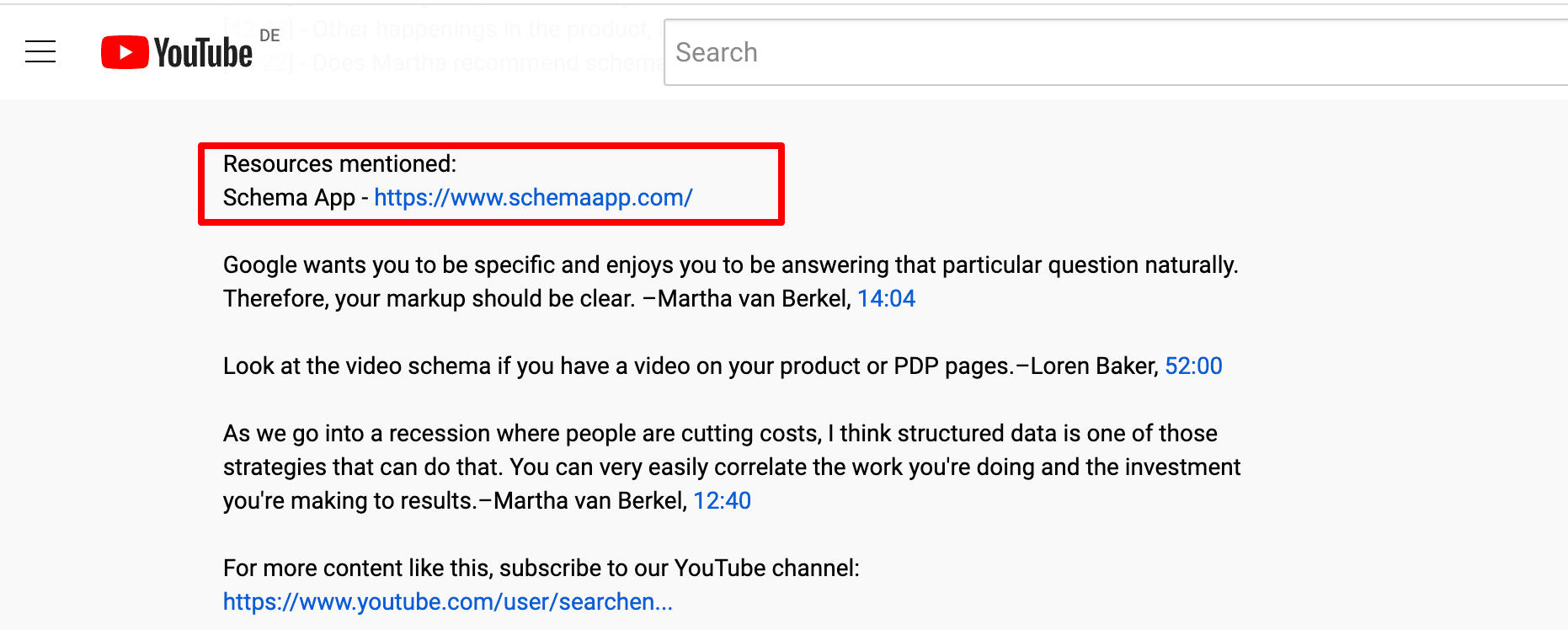 Mentioning the website on video-sharing platforms like YouTube