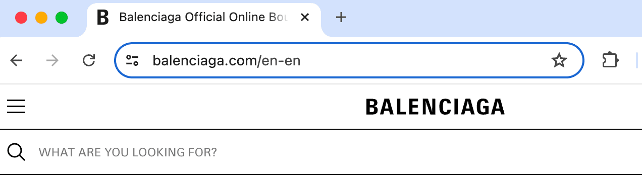 Balenciaga favicon