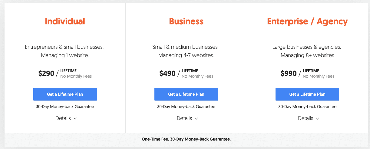 Ubersuggest subscription plans