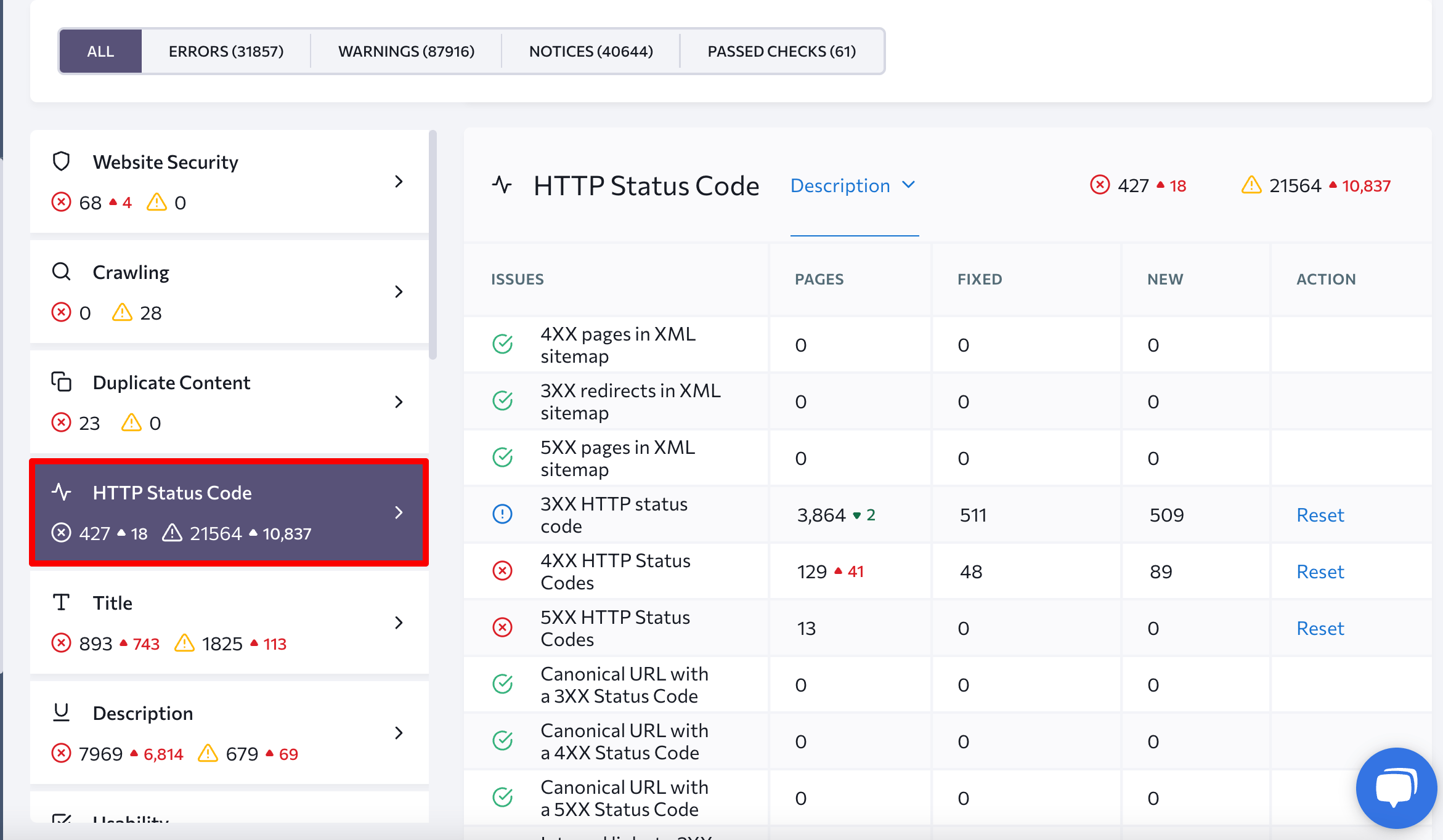 How to resolve HTTP error status codes with SE Ranking