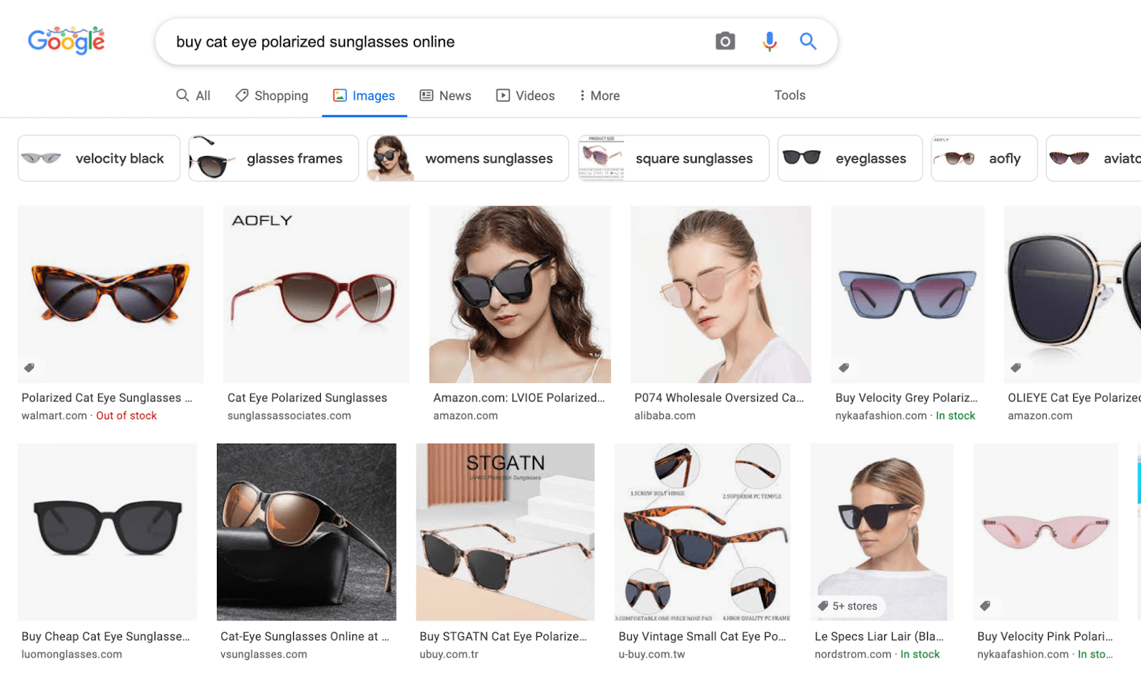 Rich images in Google SERP