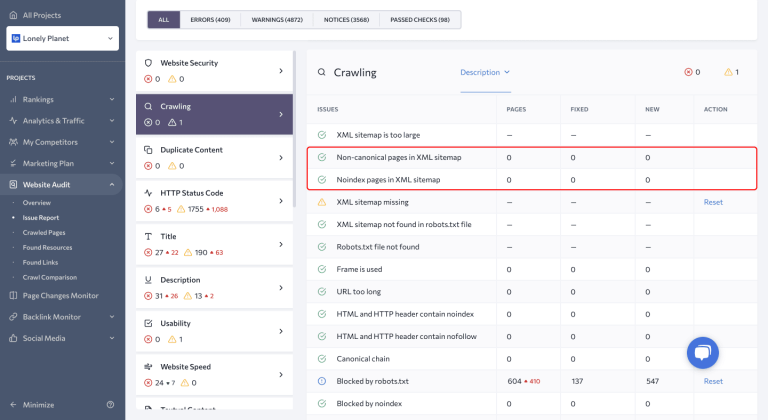 Fixing Sitemap Errors For Better Indexing