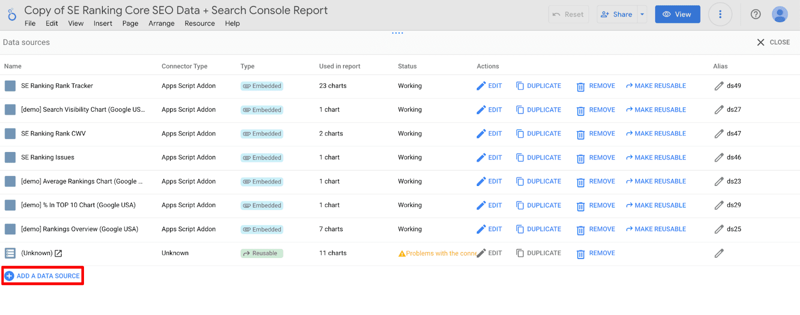 How to add the data source in Looker Studio