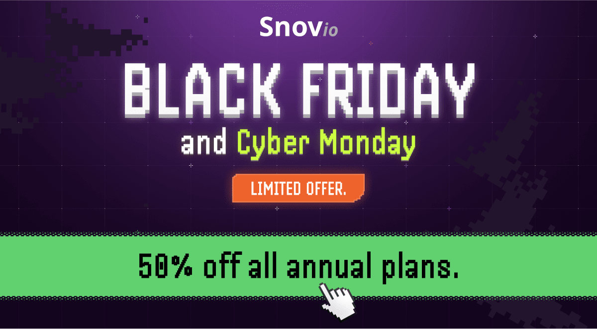 Snov.io Black Friday 2024 deal