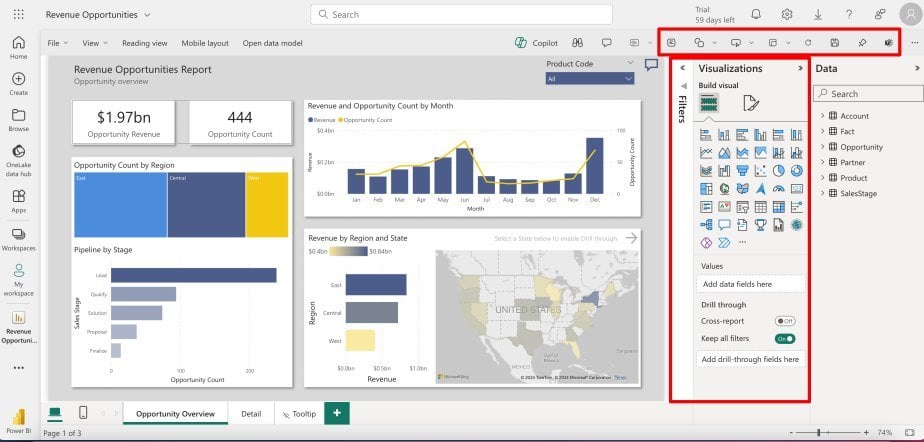 Power BI Power BI dashboard