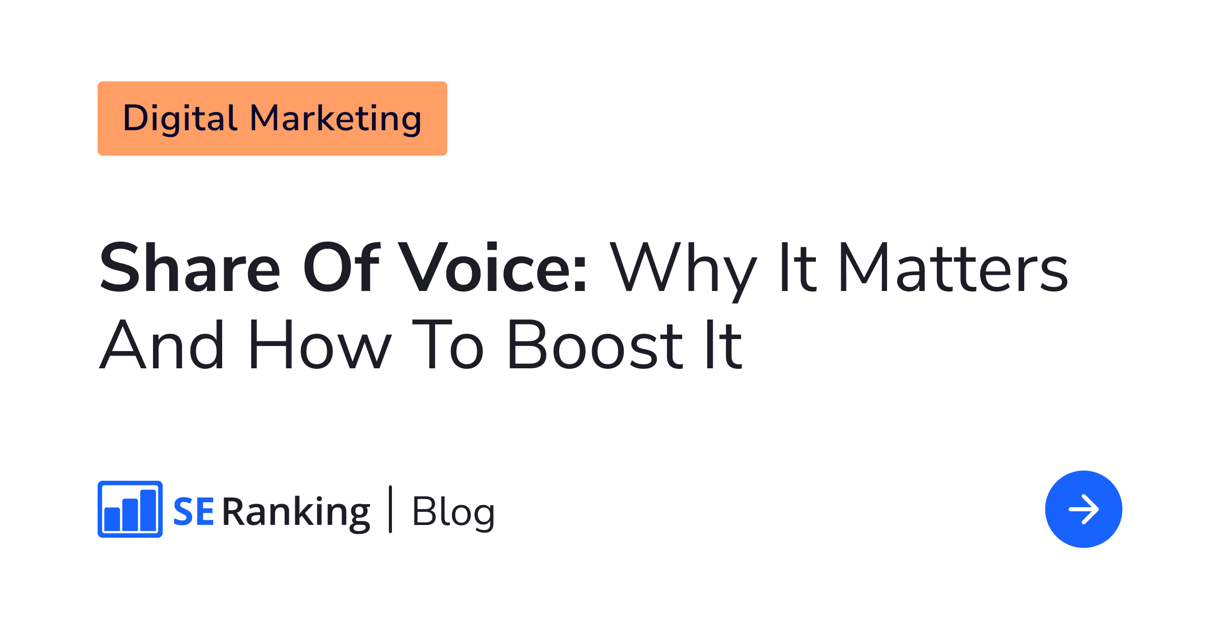 Share of Voice: What is it and why should you boost it?